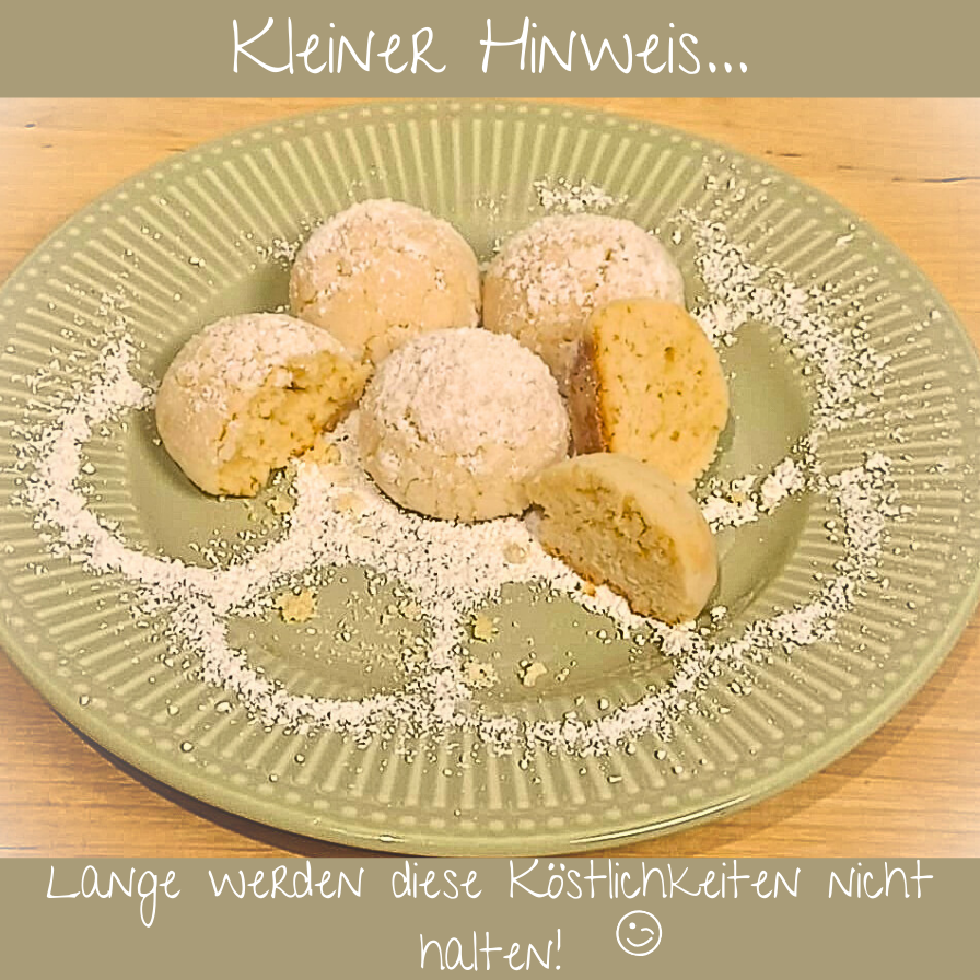 Hinweis: die Biscvotti al limone werden nicht lang halten. fast leerer Teller