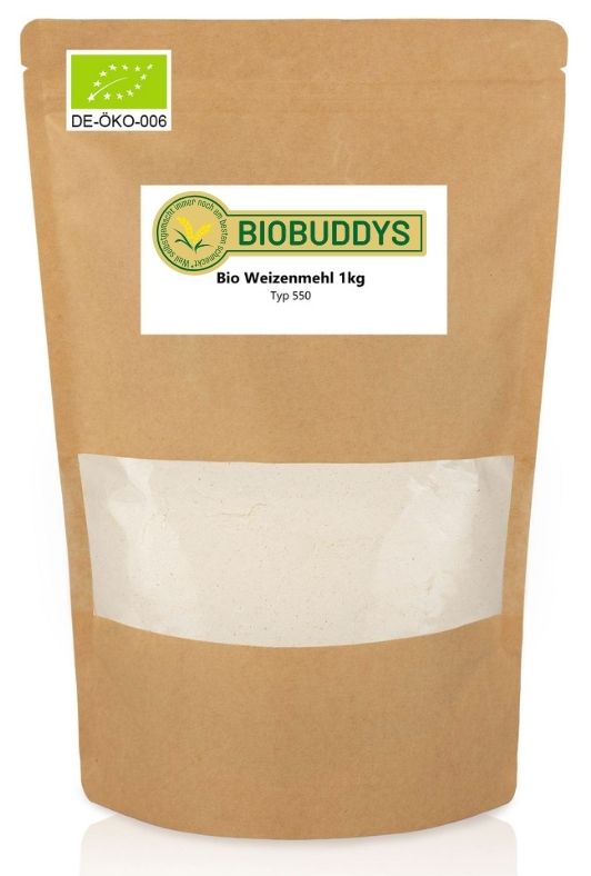 Tüte mit Weizenmehl 550